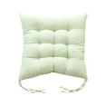 thumbnail image 1 of Universal Chair Cushion 15.75x15.75 Inch Multi-Surface Comfort Pad Pressure Relief Seat Pad with Tie Straps for Office Sofa Stool Ergonomic Support(Green), 1 of 5