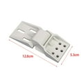 thumbnail image 1 of Universal Chest Freezer Lid Hinge Replacement, White Plastic Counterbalance Folding Hinge, 95°-110° Opening, 128mm, Single Hinge for Small Freezers, 1 of 2