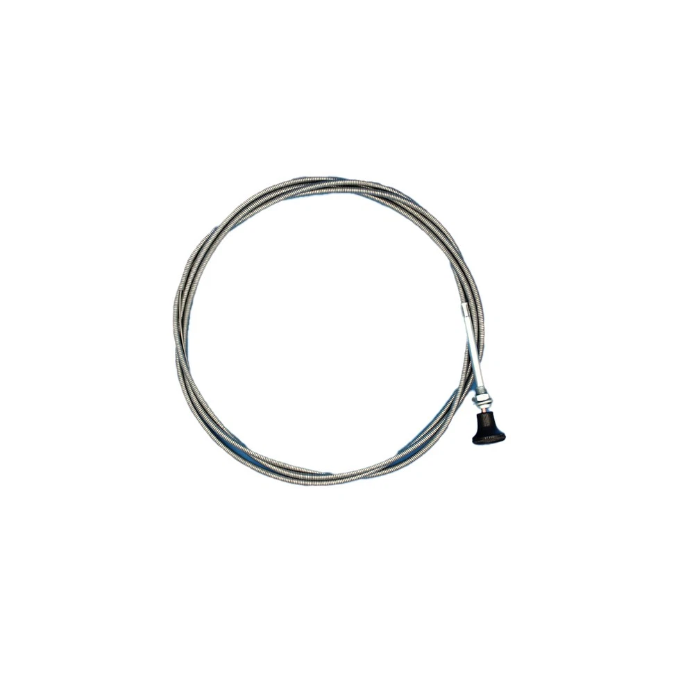 Mahindra Tractor Choke Cable - Pull To Stop Cable With Male Ball End L Type