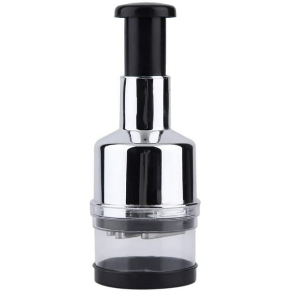 High-Quality Material, Onion Press Chopper Stainless Steel, Manual Food Chopper That Protects Fingers For Safe And Convenient Chopping