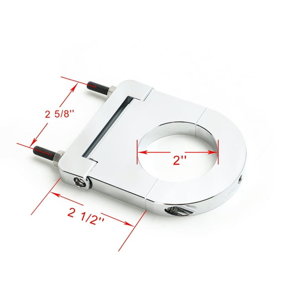 Universal Chrome 2.5 Inch Steering Column Drop for 2 Inch Swivel Column Hot Rod