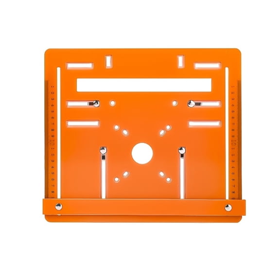 Universal Circular Saw Base Plate Set, 11.02 X 9.84 Inch 5mm Thick Woodworking Saw Base Plate With Laser-etched Scales & Adjustable Positioning Guides, Woodworking Accessories