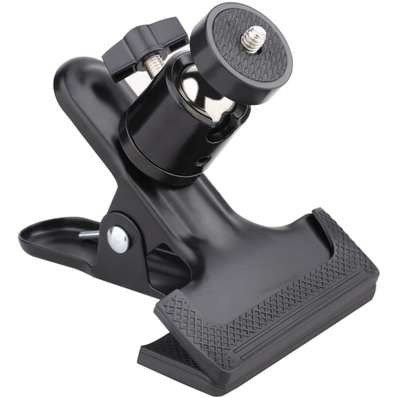 Universal Clamp Holder Mount with Standard Ball Head 1/4 Screw for Camera Flash Holder Bracket;Camera Flash Clamp Holder Mount with Standard Ball Head 1/4 Screw