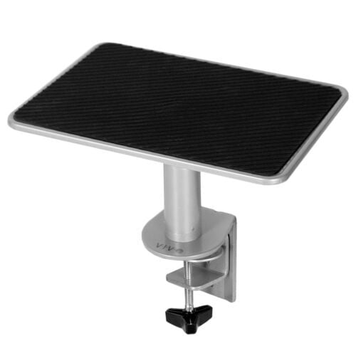 Vivo Clamp-on Height-Adjustable Aluminum Desk Riser, Silver, 11.8 x 8.3 inches