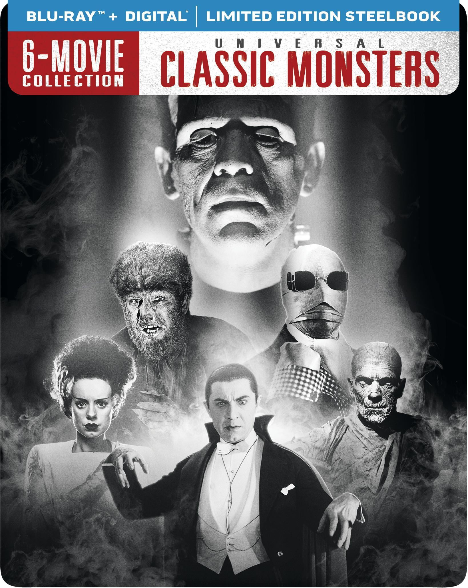 Universal Monsters Collection: Dracula, Mummy, Frankenstein (Blu-ray ...