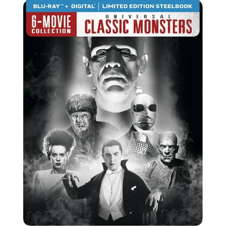 Universal Classic Monsters Collection (Blu-ray) (Steelbook) (Walmart Exclusive), Universal Studios, Horror