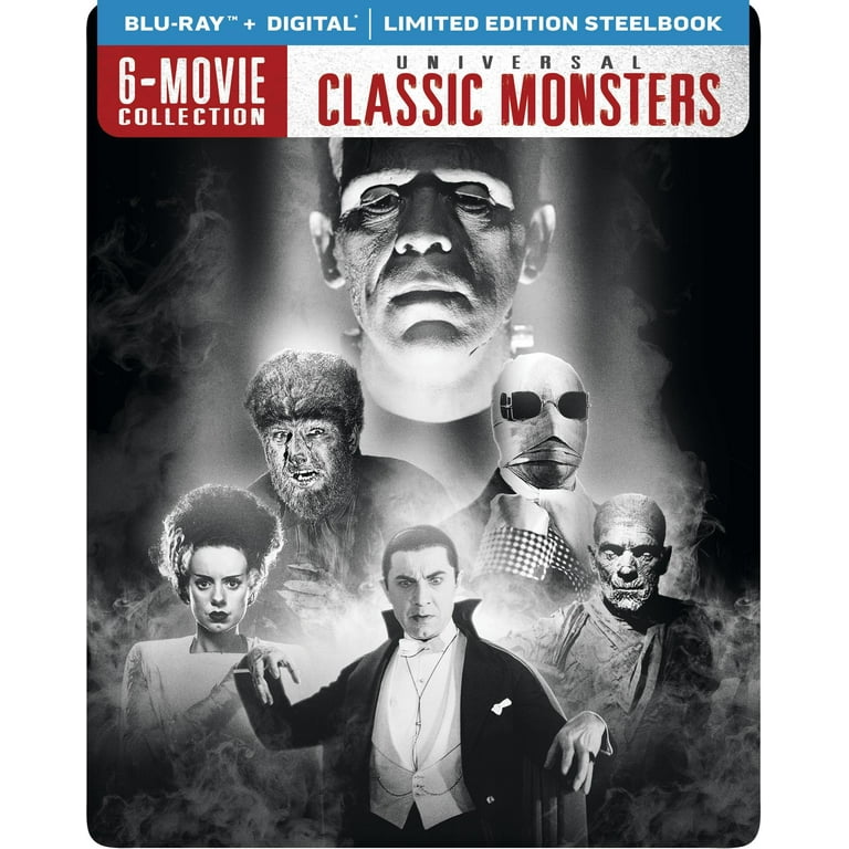 NEW popular Universal Classic Monsters 4k Steelbook Collection