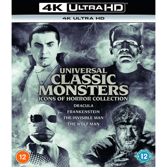 Universal Classic Monsters: Icons of Horror Collection (4K Ultra HD) Boris Karloff Una O'Connor