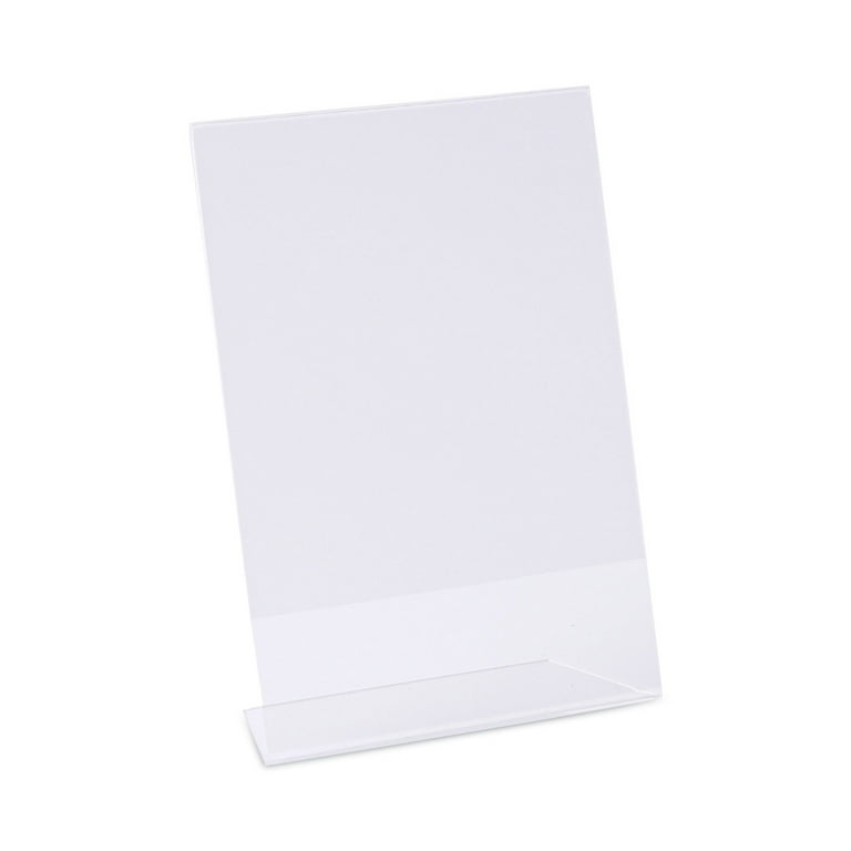 Clear L-Style Freestanding Frame, 5 x 7 Insert, 3/Pack Clear L-Style Freestanding Frame, 5 x 7 Insert, 3/Pack