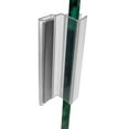 thumbnail image 1 of Universal Clear Polycarbonate U-Channel with Magnet for 3/16" and 1/4" Glass Shower Doors, 1 of 2
