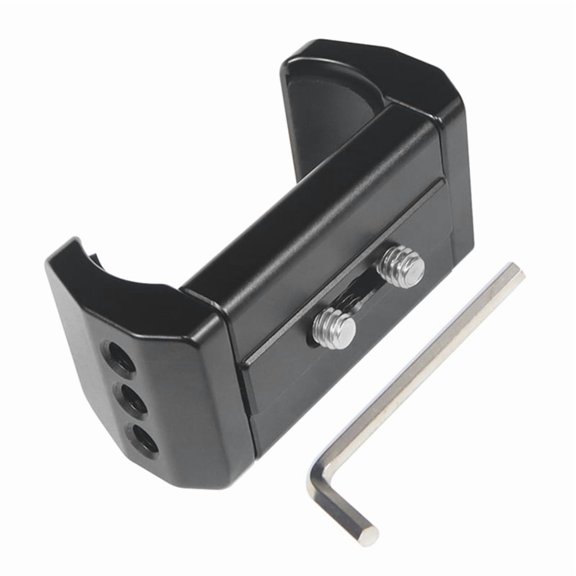 Universal Clip Adjustable Width Range 55mm-85mm Device for Power Bank Clamp Mobile Phone SSD Holder Cold Shoe Mount