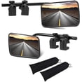thumbnail image 1 of Universal Clip on Towing Mirror Extensions, Mirror Extenders for Towing, 360� Rotation Adjustable Tow Mirrors extender towing with Clamp for Cars Trailer SUV Trucks Touring, 2PCS, 1 of 7