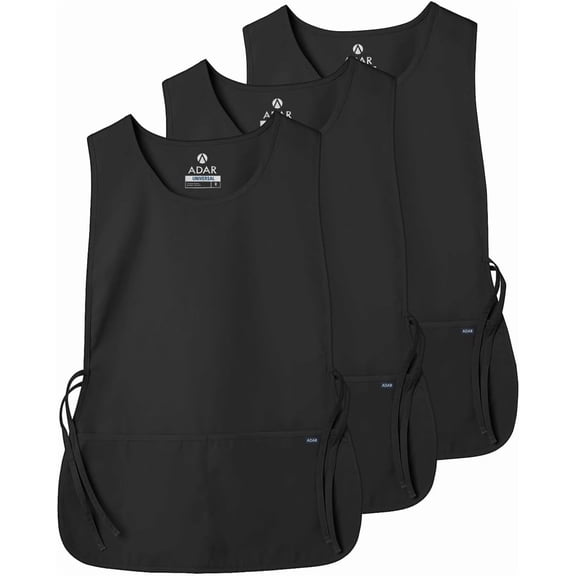 Universal Cobbler Apron 3 Pack Unisex Standard Size Black