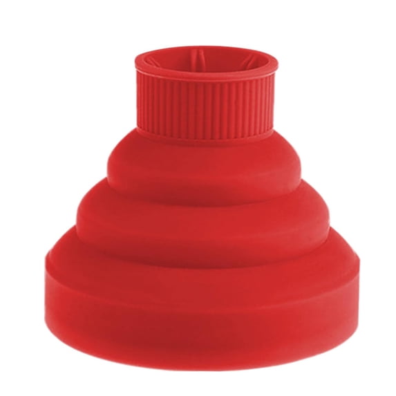 Universal Collapsible Hair Dryer Diffuser Attachment- Salon Grade tool,Lightweight Foldable Portable Travel Folding Design Fit Most of Blow Dryers,Red