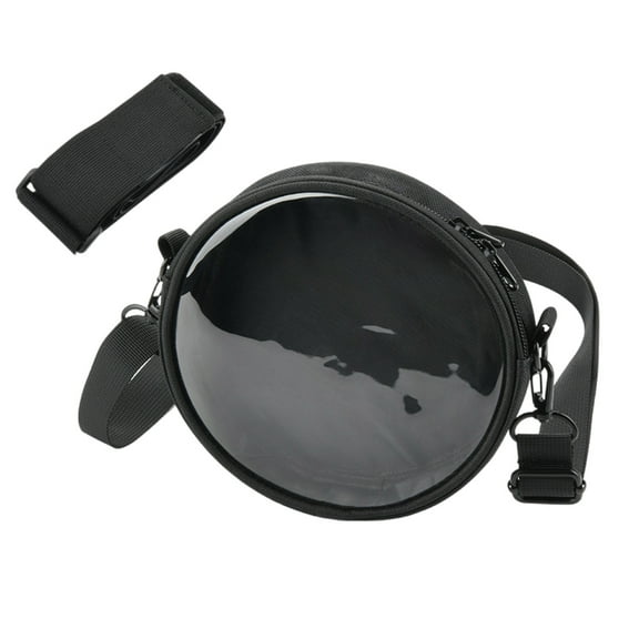 Universal Compact Disc Player Portable Storage Bag TPU Clear Touchable Protective Case Adjustable Shoulder Bag