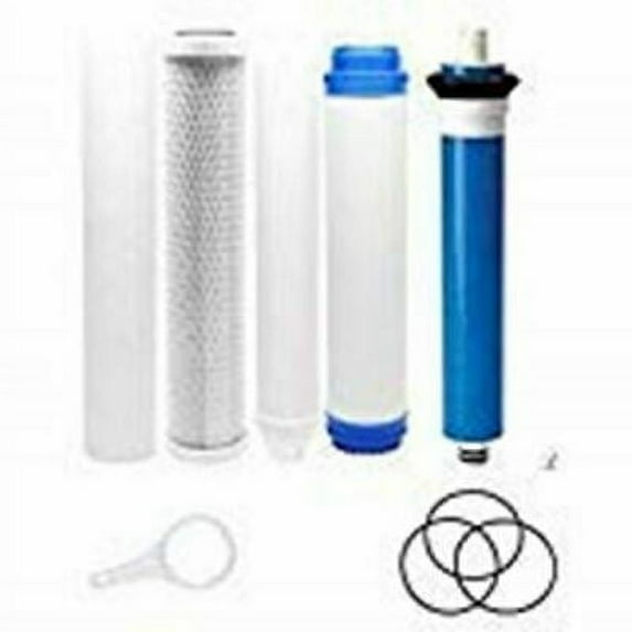 Universal Compatible 5 Stage Reverse Osmosis Replacement Filter Set with 50 GPD