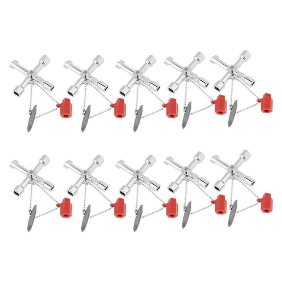 Universal Control Cabinet -Key Wrenches Zinc Alloy Construction Compact Size 10pcs10 x Key