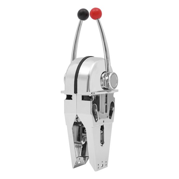 Universal Control Twin Lever Marine Dual Engine Throttle Control Boat Handle Zinc Alloy