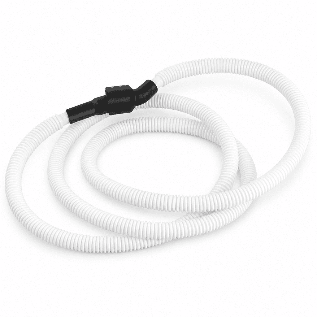 Universal Corrugated Drain Hose, Flexible Discharge Pipe, For Washing Machines, Standard, White, 1 Piece