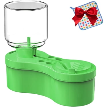 6-in-1 Paint Brush Cleaner Station With Water Circulation - Portable Cleaning Cup With Palette For Artists