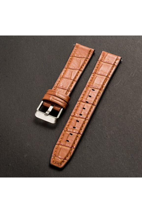 Universal Crocodile Skin pattern Watch Band Strap 22mm