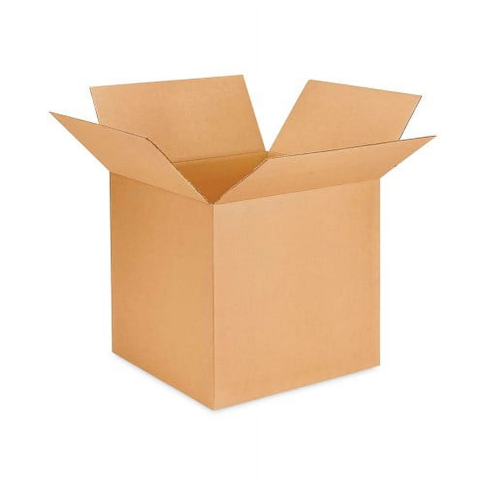 Cubed Fixed-Depth Brown Corrugated Shipping Boxes, Regular Slotted Container, Large, 11 Cubed Fixed-Depth Brown Corrugated Shipping Boxes, Regular Slotted Container, Large, 11