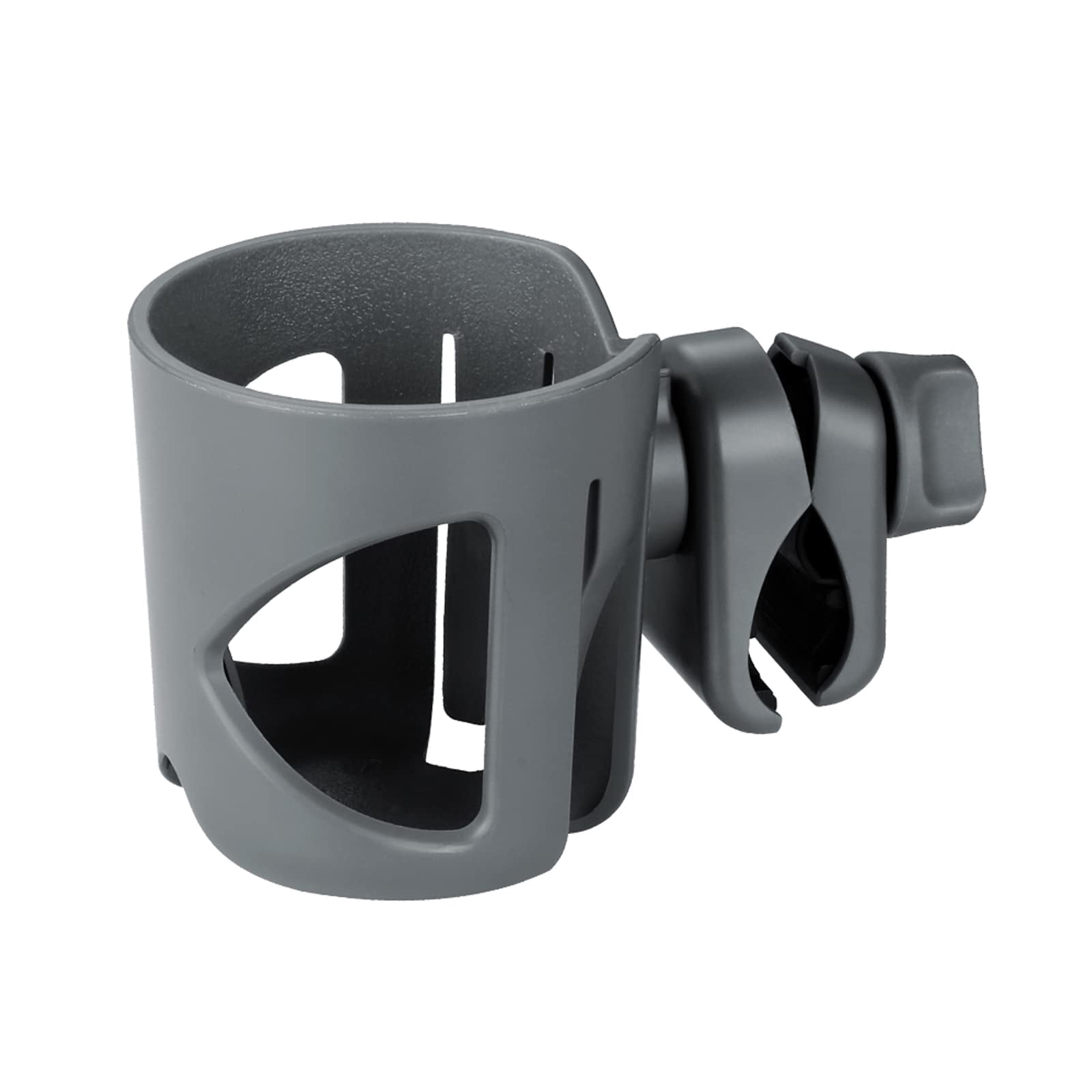 Universal Cup Holder, Stroller Cup Holder, 360° Rotatable Large Caliber Designed Bottle Holder for Stroller, Bike, Wheelchair, Walker, Scooter, Black