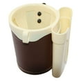 thumbnail image 1 of Universal Cup with Phone Holder, 2-In-1 Adjustable Clamp for Stroller, Bike, Wheelchair, Walker, Scooter, Fits Bars 0.55-1.7 Inches, Holds Bottles & Phones, 1 of 6