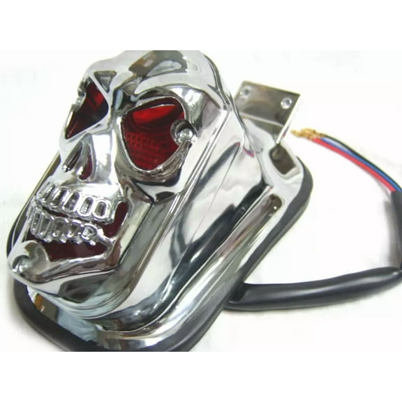 Universal Customized 3D Skull Rear Tail light Brake light For Motorbikes Harley Turn Signal/Parking Lights Trailer Truck Taillight