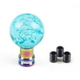 thumbnail image 1 of Universal Cyan Acrylic Shift Knob Head Manual Transmission Shifter Lever Knob, 1 of 6