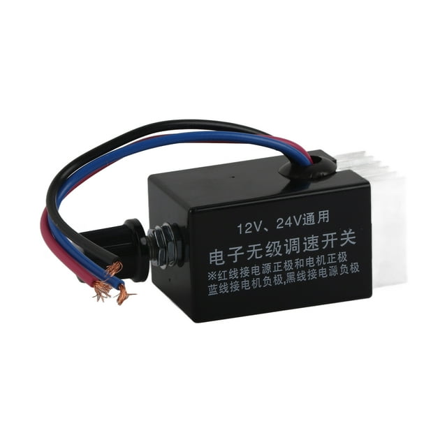 Universal DC 12V/24V Motor Speed Controller Switch For Car Truck Fan
