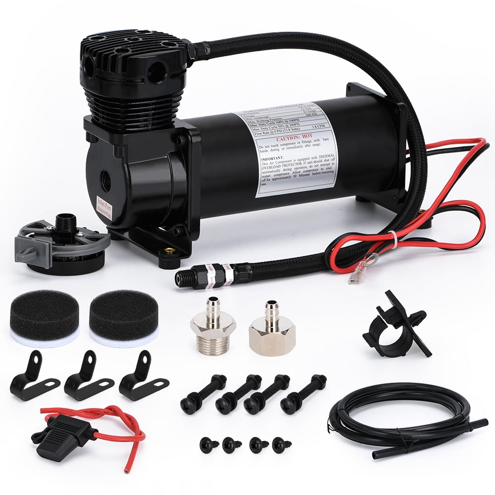 Air Suspension Compressor/ Pump DC 12V 480c MAXPOWER 200 PSI OUTLET 1/4 NPT - Foto 13