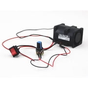 Universal DIY Electric turbine supercharger Boost Intake Fan CAR Turbo ACE40 1.4A DC12V With Switch Potentiometer Covers