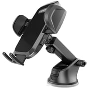 Universal Dashboard Car Holder with Telescopic Arm - Black