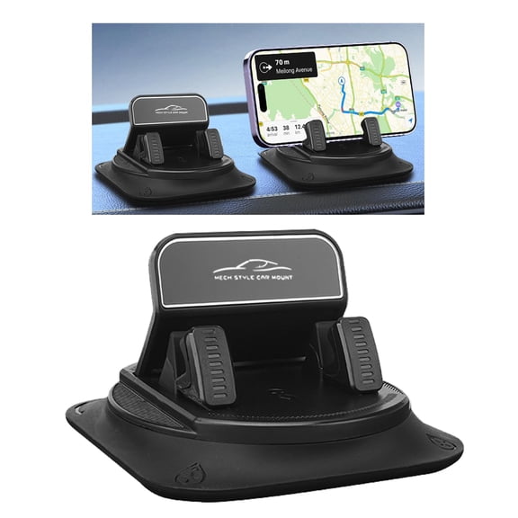 Universal Dashboard Car Phone Holder, 360° Rotating Phone Mount for iPhone Android Navigation