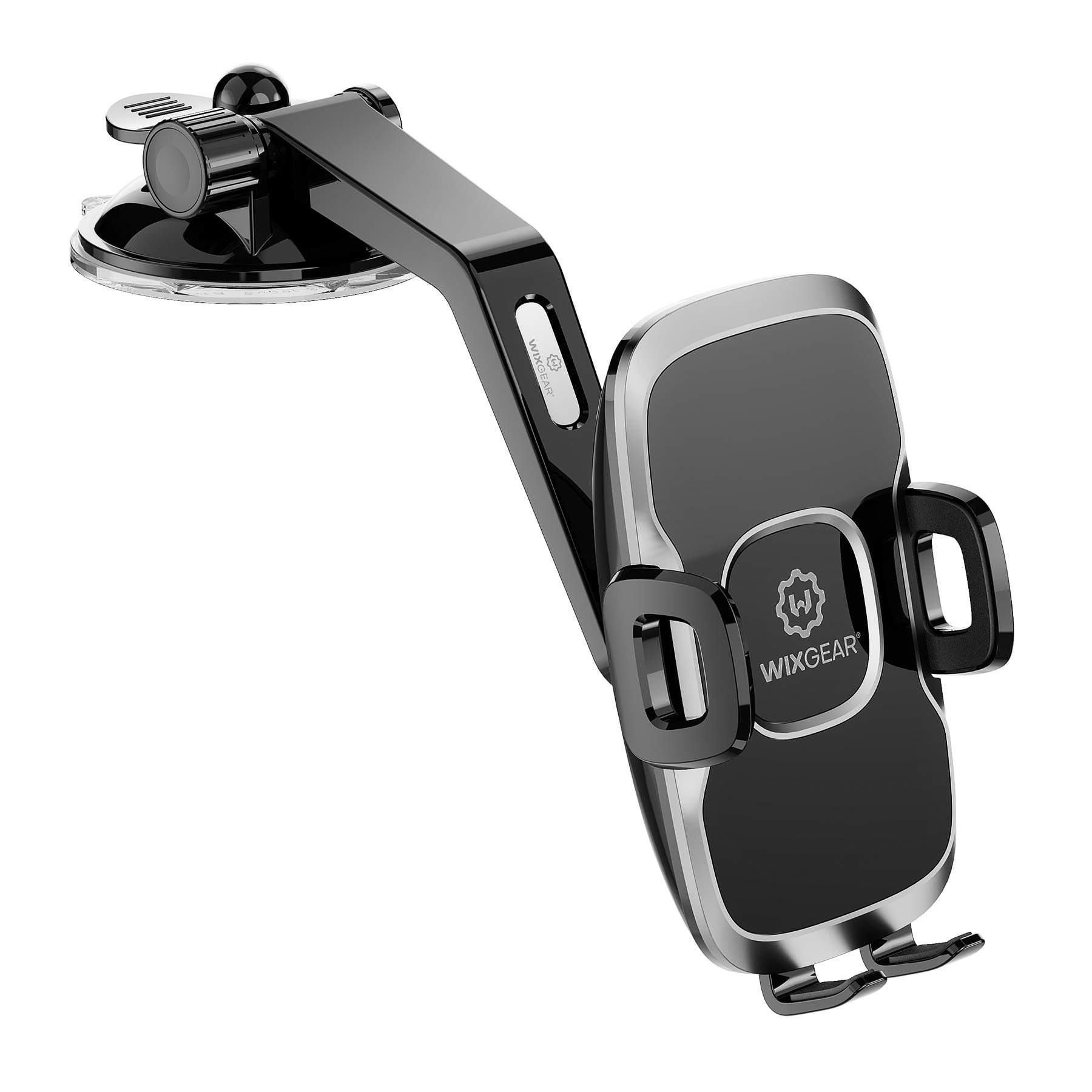 Universal Dashboard Curved Phone Car Suction Cup Mount Holder 360 Degree Rotation Compatible