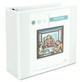 thumbnail image 1 of Universal Deluxe 3 Rings Binder, 12.38x11.57x4.3, 4" Capacity, White, 1 of 9