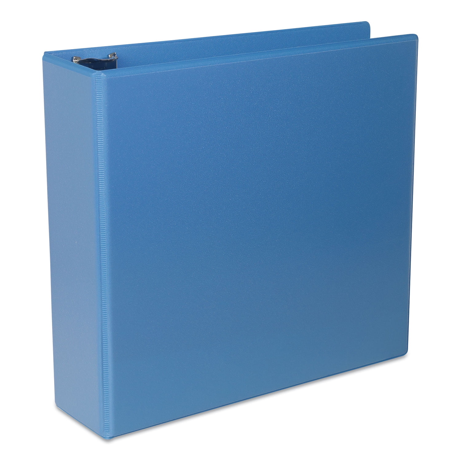 Universal Deluxe 3 Round Ring View Binder, 3" Capacity, 11x8.5, Light Blue