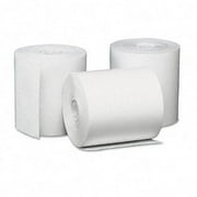 Universal Deluxe Direct Thermal Printing Paper Rolls, 3.13" x 230 ft, White, 50/Carton -UNV35763