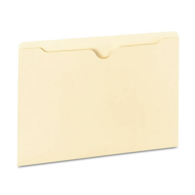 Universal Deluxe Manila File Jackets with Reinforced Tabs, Straight Tab