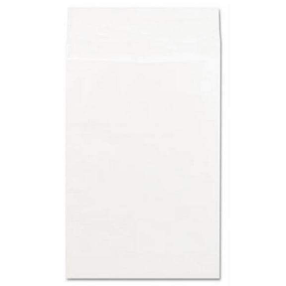 Universal Deluxe Tyvek Expansion Envelopes, #15 1/2, Cheese Blade Flap, Self-adhsve Closure, 12 x 16, White, 100/Box -UNV19001