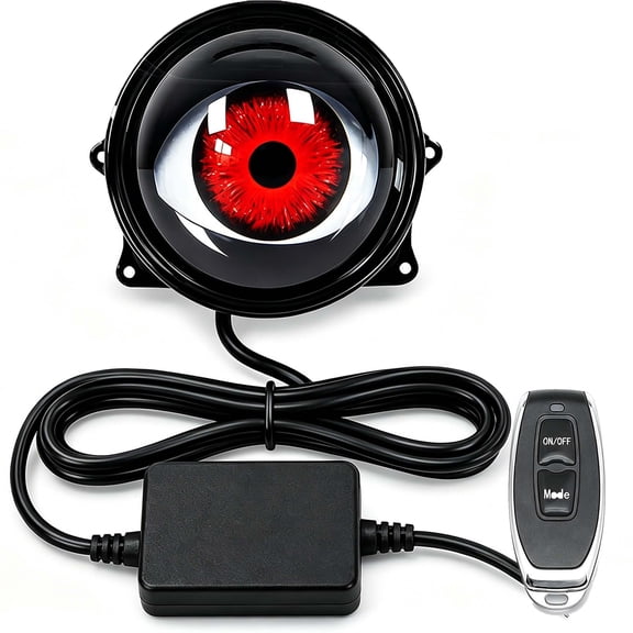 Demon Eyes Survival Kit, Dynamic Devil Eyes Car Headlight，6 Modes-2Pcs ...