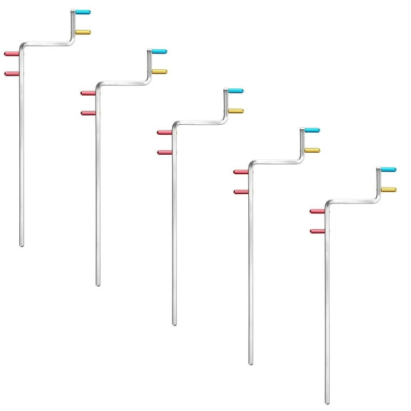 Universal Dental X-Ray Indicator Aligning Arms Pack of 5: Dental Xray Sensor Holders Positioners Designed for Anterior, Posterior and Bitewing Imaging