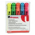 thumbnail image 1 of Universal  Desk Highlighter- Chisel Tip- Fluorescent Colors- 5/Set, 1 of 1