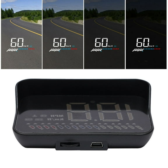 Universal Digital Car GPS HUD Head Up Display LED HD Speedometer Overspeed Alarm For Most Petrol Cars