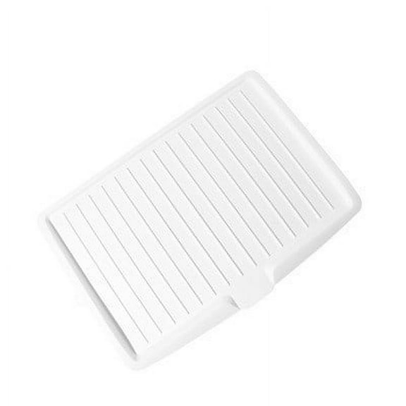 Universal Dish Drain Board for kitchen, Silicone Dish Drying Mat, Dish Drain Board Tray for Kitchen Counter Drying Rack Dish Drainer Tray - Ideal Rigid Drainboard, Dish Rack Drain Board