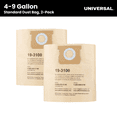 thumbnail image 1 of Universal Disposable Standard Dust Bag, Compatible with 4-9 Gallon Wet/Dry Vacuums, 1 of 4