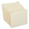 thumbnail image 1 of Universal Double-Ply Top Tab Manila File Folders, 1/5-Cut Tabs: Assorted, Letter Size, 0.75" Expansion, Manila, 100/Box, 1 of 3