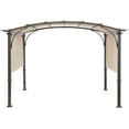 thumbnail image 1 of Universal Doubleton Steel Pergola Replacement Cover for Pergola Structures , 85''x 208'' (Beige), 1 of 7