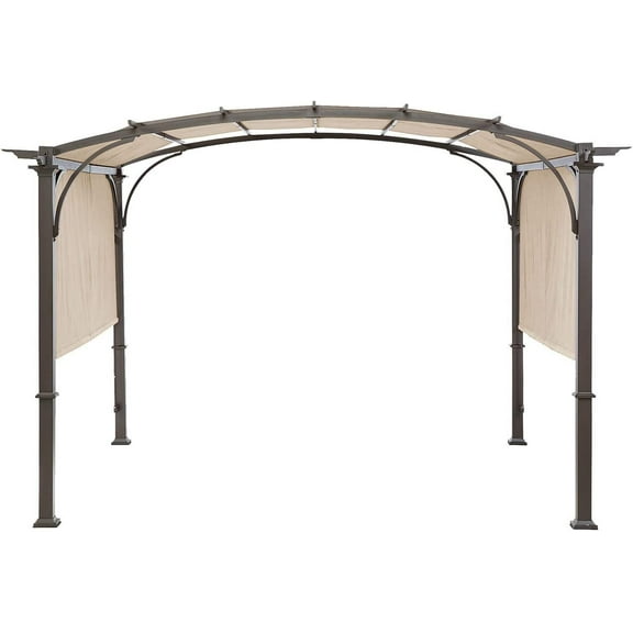 Universal Doubleton Steel Pergola Replacement Cover for Pergola Structures , 85''x 208'' (Beige)
